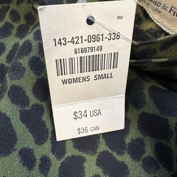 Abercrombie & Fitch Wrap Skirt Leopard Print Small - Picture 5 of 9